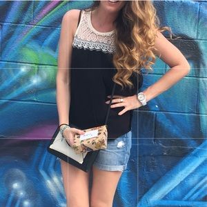 Black and Lace Tanktop